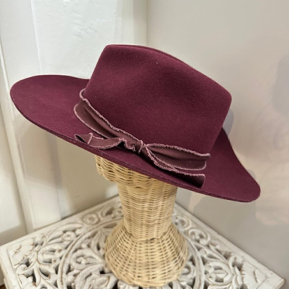 Olive & Pique kaia wool felt western rancher hat